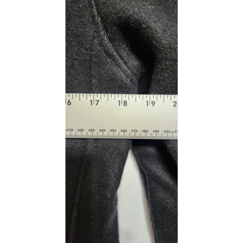 Golden Fleece Made in USA Peacoat Black Size 34 See Pics For Measurements - Picture 9 of 12